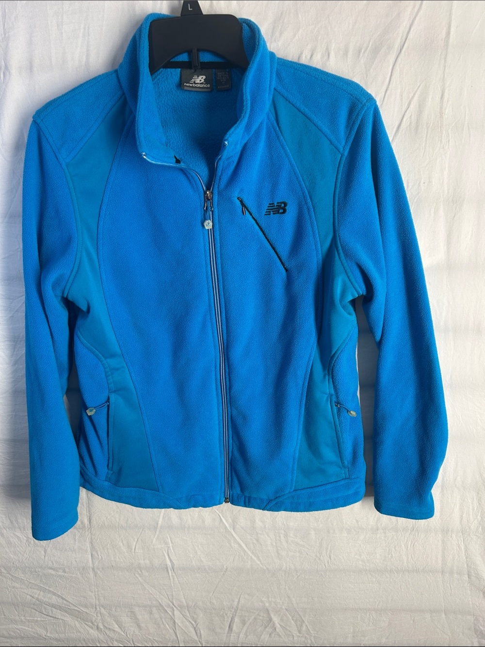 New Balance woman’s Blue Zip Fleece Jacket